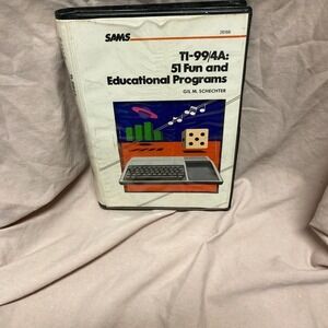 Ti-99/4a: 51 Fun And Educational Programs Manual and Cassette